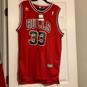 NWT ADIDAS CHICAGO BULLS PIPPEN BASKETBALL JERSEY